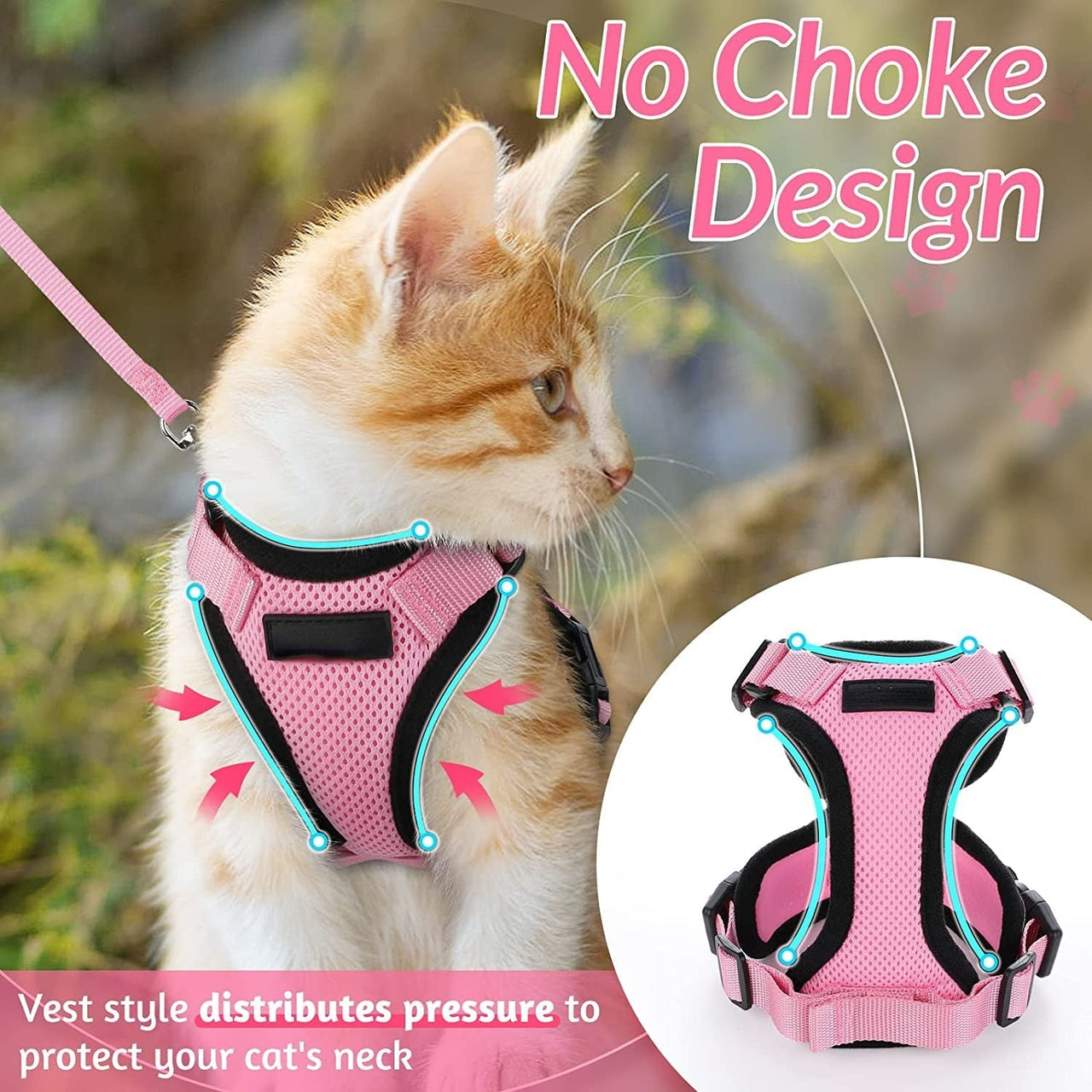 Cat Harness For Walking